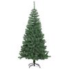 vidaXL Weihnachtsbaum mit 150 LEDs mit St&auml;nder Gr&uuml;n 120 cm PVC