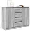 vidaXL Sideboard mit Schubladen Grau Sonoma 100,5x35x76 cm
