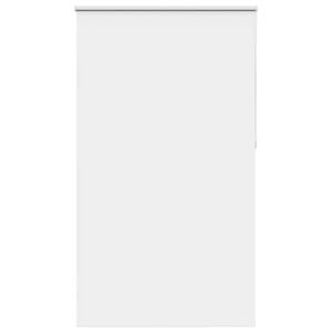 vidaXL Verdunkelungsrollo Wei&szlig; 120x230cm Stoffbreite 116,6cm Polyester