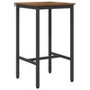 vidaXL Bartisch 52 x 52 x 110 cm Holzwerkstoff Altholz Rechtwinklig