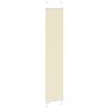 vidaXL Plissee Creme 40x200 cm Stoffbreite 39,4 cm Polyester