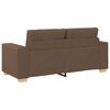 vidaXL Loveseat-Sofa Braun 180x77x82 cm Stoff