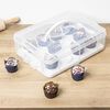 HI Aufbewahrungsbox f&uuml;r 12 Cupcakes 6 L Transparent