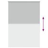 vidaXL Verdunkelungsrollo Hellgrau 115x150cm Stoffbreite 110,7cm