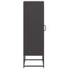 vidaXL Highboard Schwarz 36x39x123 cm Kaltgewalzter Stahl