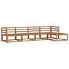 vidaXL Outdoor-Sofagarnitur 5 pcs Natur Massivholz Akazie