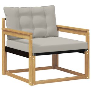 vidaXL Outdoor-Sofagarnitur Massives Akazienholz und Textilene