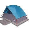 vidaXL Kuppel-Campingzelt 4 Personen Blau Wasserdicht