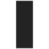 vidaXL Wandregal Schwarz 45,1x16x45,1 cm Holzwerkstoff