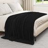 vidaXL Wohndecken 6 pcs Schwarz 200 x 150 cm Fleece