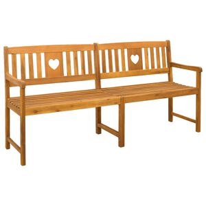 vidaXL Bank Outdoor Natur 180 x 55,5 x 90 cm Massivholz Akazie