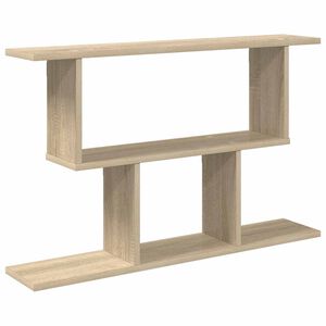 vidaXL Wandregal Sonoma-Eiche 80 x 15 x 50,5 cm Holzwerkstoff