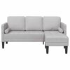 vidaXL Sofa Set Wolkengrau 173 x 131 x 67 cm Stoff