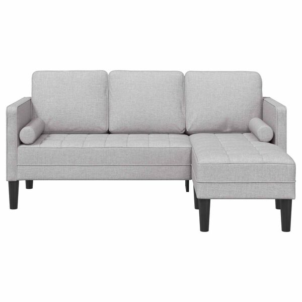 vidaXL Sofa Set Wolkengrau 173 x 131 x 67 cm Stoff