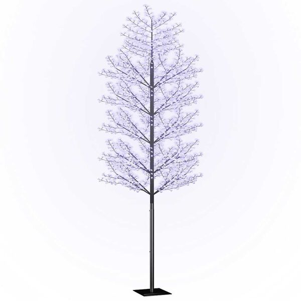 vidaXL Weihnachtsbaum 2000 LEDs Blaues Licht Kirschblüten 500 cm