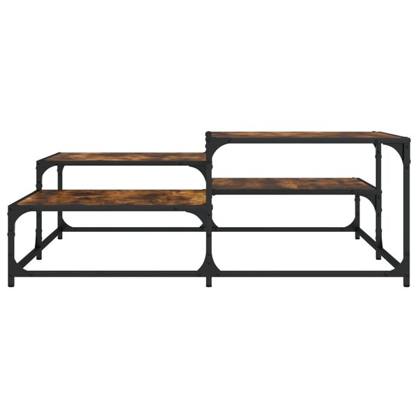 vidaXL Couchtisch R&auml;uchereiche 107x107x40 cm Holzwerkstoff