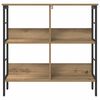 vidaXL B&uuml;cherregal Artisan-Eiche 82 x 32 x 79 cm Holzwerkstoff