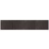 vidaXL Teppich Rechteckig Dunkelbraun 80x400 cm Bambus