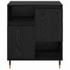 vidaXL Sideboard Schwarz Eichen-Optik 60 x 35 x 70 cm