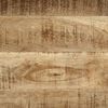 vidaXL Konsolentisch 110x42x76 cm Raues Mangoholz