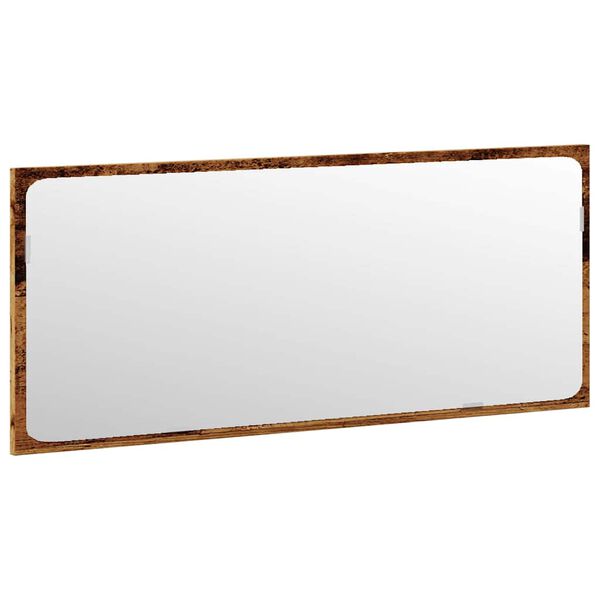 vidaXL 4-tlg. Badm&ouml;bel-Set Altholz-Optik Holzwerkstoff