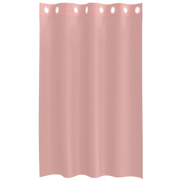 vidaXL Voile Vorh&auml;nge mit &Ouml;sen 2 Stk. Rosa 140x175 cm