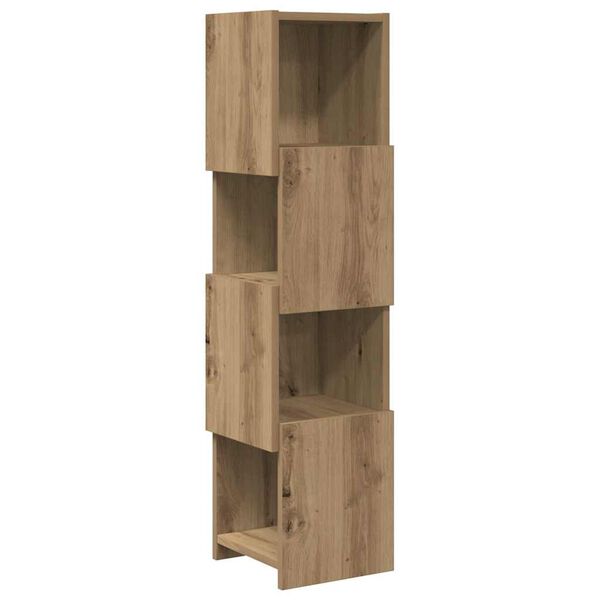 vidaXL Eckschrank Artisan-Eiche 25,5x25x102cm Holzwerkstoff