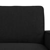 vidaXL Sofa 180cm 2 pcs Schwarz Metall