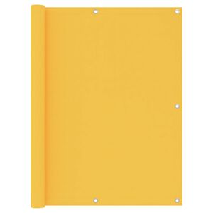 vidaXL Balkon-Sichtschutz Gelb 120x300 cm Oxford-Gewebe