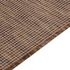 vidaXL Outdoor-Teppich Flachgewebe 140x200 cm Braun