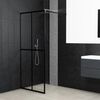 vidaXL Duschwand für Walk-in Dusche Klares Sicherheitsglas 100x195 cm
