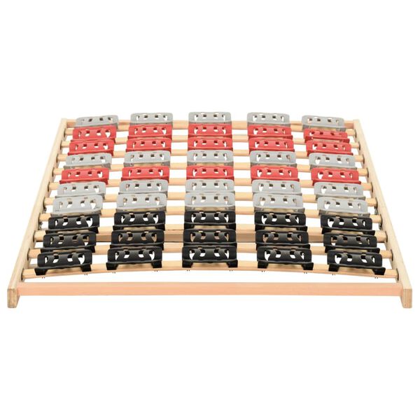 vidaXL Lattenrost mit 12 Latten & Tellerfedern 100x200 cm