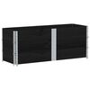 vidaXL Pflanzkasten Schwarz 150x50 cm Massivholz Kiefer
