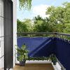 vidaXL Balkon-Sichtschutz Blau 75x800 cm 100 % Polyester-Oxford