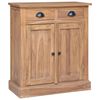 vidaXL Beistellschrank 65 x 30 x 75 cm Massivholz Teak