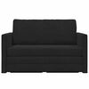 vidaXL Schlafsofa 110cm Schwarz Samt