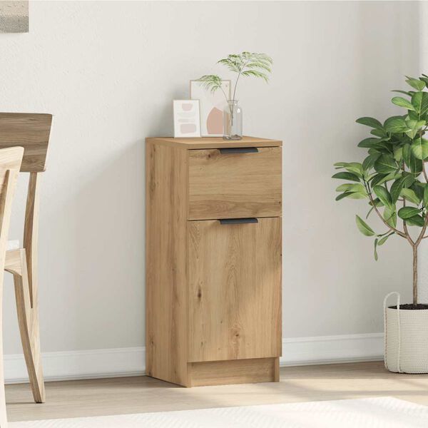 vidaXL Sideboard Artisan-Eiche 30x30x70 cm Holzwerkstoff