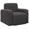 vidaXL Sessel Dunkelgrau Boucl&eacute;