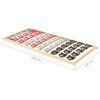 vidaXL Lattenrost mit 12 Latten Verstellbares Kopfteil 100x200 cm