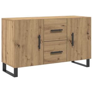 vidaXL Sideboard Artisan-Eiche 100x36x60 cm Holzwerkstoff