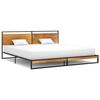 vidaXL Bett Metall 200x200 cm