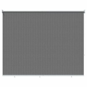 vidaXL Au&szlig;enrollo 90% UV-Block Hellgrau 180 x 230 cm HDPE