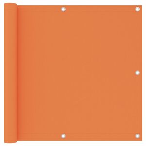 vidaXL Balkon-Sichtschutz Orange 90x300 cm Oxford-Gewebe