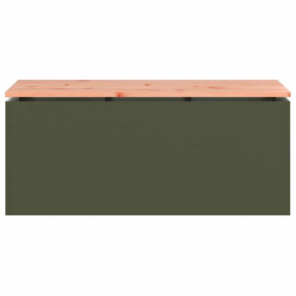vidaXL Gartenbank Olive Gr&uuml;n 100 x 40 x 43 cm