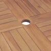 vidaXL 5-tlg. Garten-Essgruppe Massivholz Teak