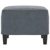 vidaXL Fu&szlig;hocker Dunkelgrau 60x50x41 cm Samt