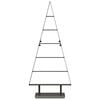vidaXL Metall Weihnachtsbaum mit Ständer Schwarz 90 cm Stahl