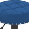 vidaXL Barhocker 2 Stk. Blau Samt