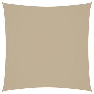 vidaXL Sonnensegel Oxford-Gewebe Quadratisch 3,6x3,6 m Beige