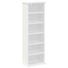 vidaXL CD Regal Wei&szlig; 60 x 17 x 92 cm Holzwerkstoff